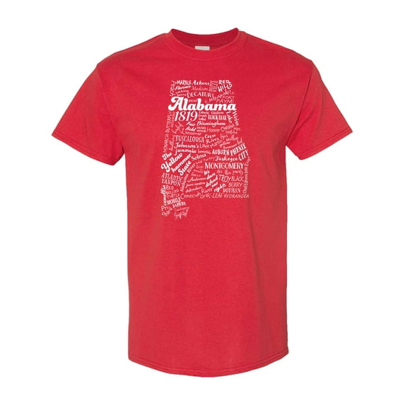 Inktastic Alabama State Word Salad T-Shirt