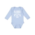 thumbnail image 1 of Inktastic Alaska Awesome Since 1959 Boys or Girls Long Sleeve Baby Bodysuit, 1 of 5