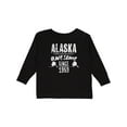 thumbnail image 1 of Inktastic Alaska Awesome Since 1959 Boys or Girls Long Sleeve Toddler T-Shirt, 1 of 5