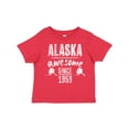 thumbnail image 1 of Inktastic Alaska Awesome Since 1959 Boys or Girls Toddler T-Shirt, 1 of 5