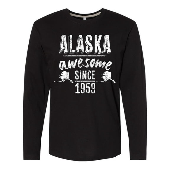 Inktastic Alaska Awesome Since 1959 Long Sleeve T-Shirt