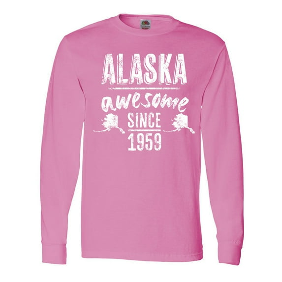 Inktastic Alaska Awesome Since 1959 Long Sleeve T-Shirt