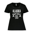thumbnail image 1 of Inktastic Alaska Awesome Since 1959 Women's Plus Size T-Shirt, 1 of 5