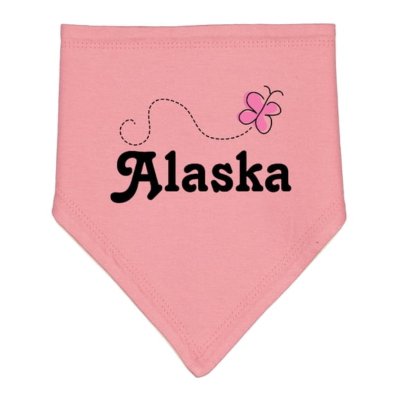 Inktastic Alaska Butterfly Baby Bandana Bib