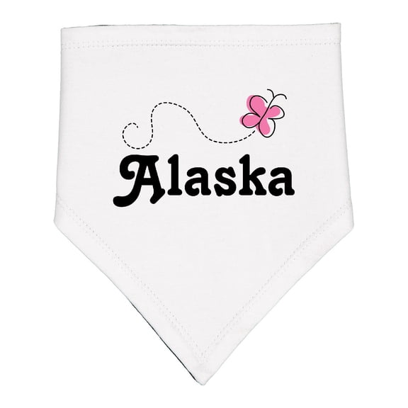 Inktastic Alaska Butterfly Baby Bandana Bib