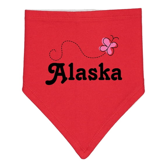 Inktastic Alaska Butterfly Baby Bandana Bib