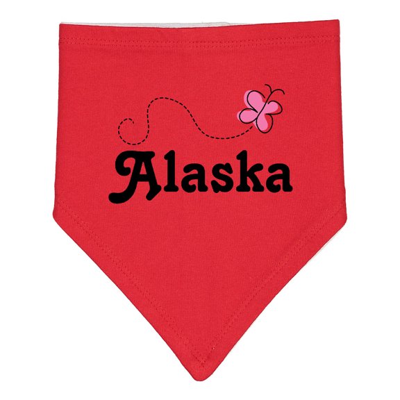 Inktastic Alaska Butterfly Baby Bandana Bib
