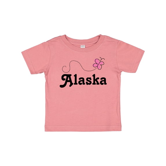 Inktastic Alaska Butterfly Girls Baby T-Shirt