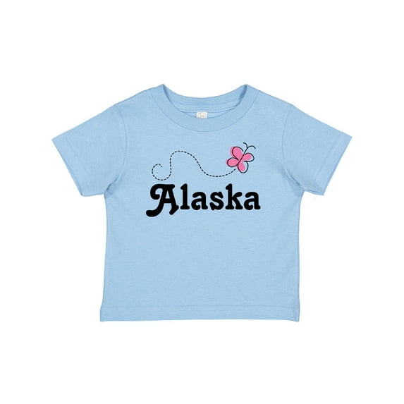 Inktastic Alaska Butterfly Girls Baby T-Shirt