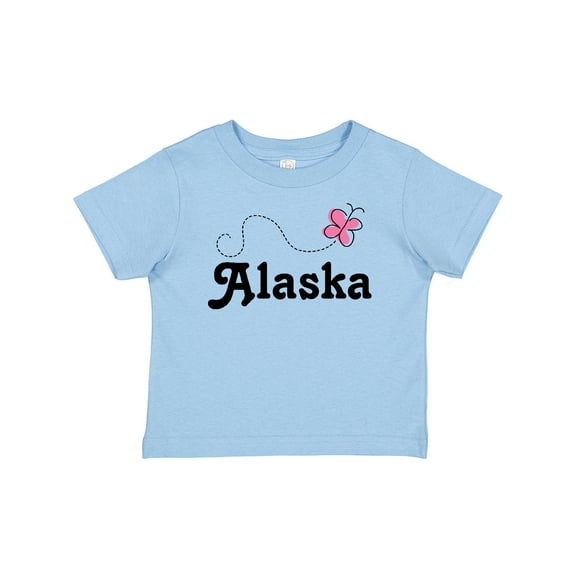 Inktastic Alaska Butterfly Girls Baby T-Shirt