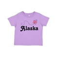 thumbnail image 1 of Inktastic Alaska Butterfly Girls Toddler T-Shirt, 1 of 5
