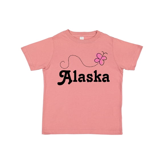 Inktastic Alaska Butterfly Girls Toddler T-Shirt