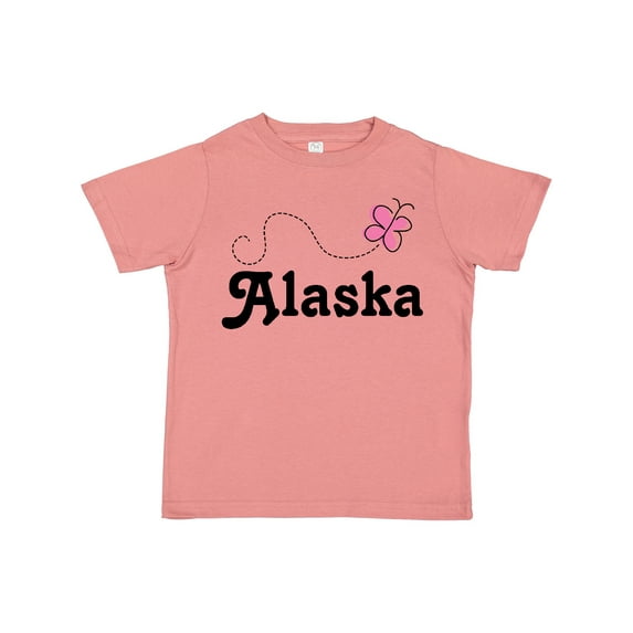 Inktastic Alaska Butterfly Girls Toddler T-Shirt
