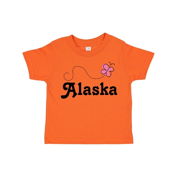 Inktastic Alaska Butterfly Girls Toddler T-Shirt