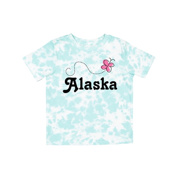 Inktastic Alaska Butterfly Girls Toddler T-Shirt