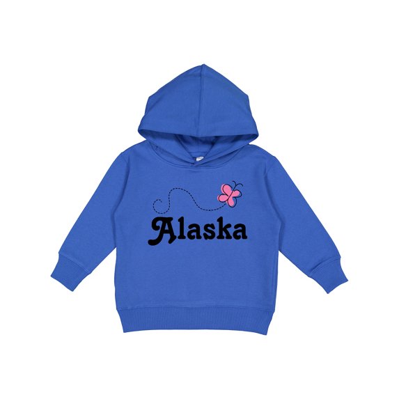 Inktastic Alaska Butterfly Toddler Hoodie