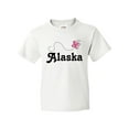 thumbnail image 1 of Inktastic Alaska Butterfly Youth T-Shirt, 1 of 5