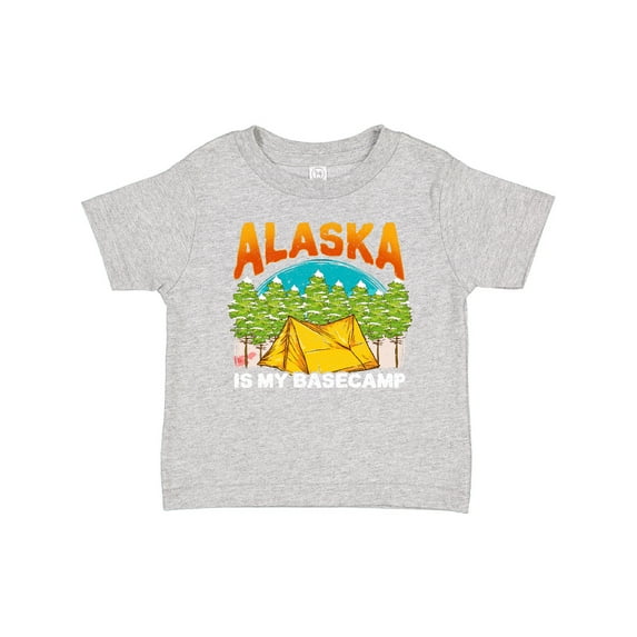 Inktastic Alaska Camping Vacation Boys or Girls Toddler T-Shirt