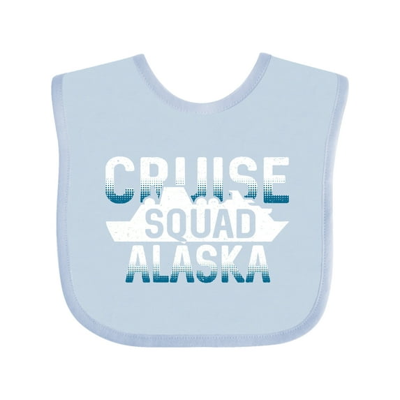 Inktastic Alaska Cruise Squad Vacation Trip Boys or Girls Baby Bib