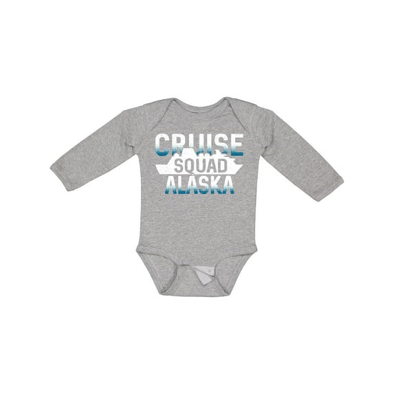 Inktastic Alaska Cruise Squad Vacation Trip Boys or Girls Long Sleeve Baby Bodysuit