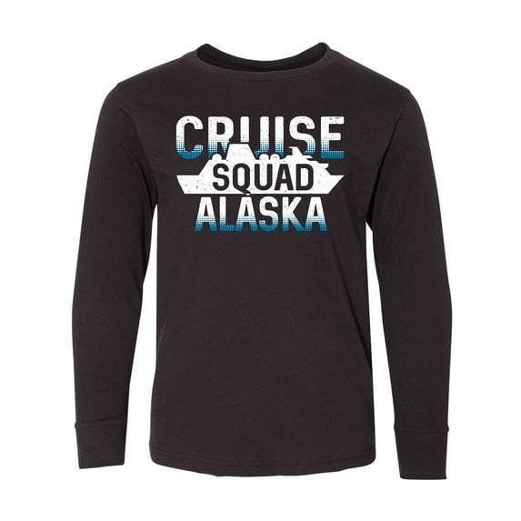 Inktastic Alaska Cruise Squad Vacation Trip Long Sleeve Youth T-Shirt