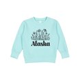 thumbnail image 1 of Inktastic Alaska Flowered Toddler Sweatshirt, 1 of 4