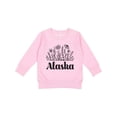 thumbnail image 1 of Inktastic Alaska Flowered Toddler Sweatshirt, 1 of 4