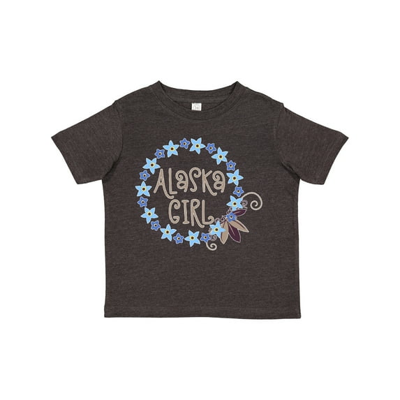 Inktastic Alaska Girl Forget-me-not Flower Girls Toddler T-Shirt