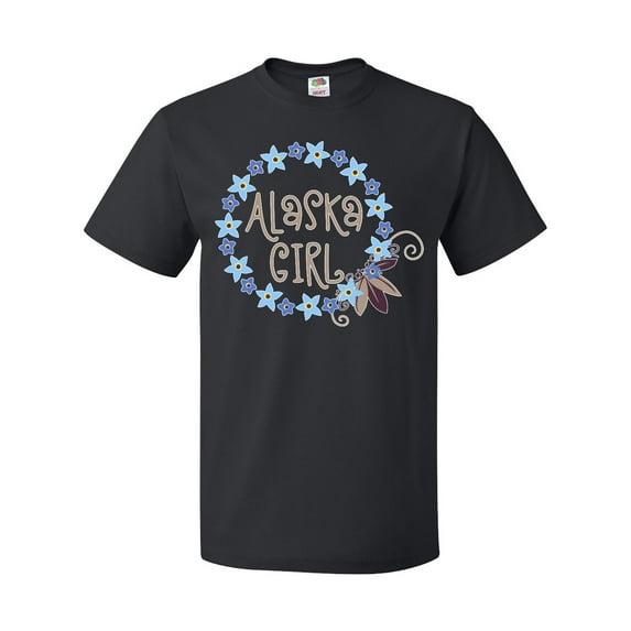 Inktastic Alaska Girl Forget-Me-Not Flower T-Shirt