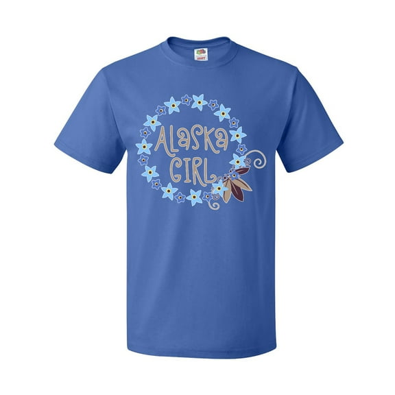 Inktastic Alaska Girl Forget-Me-Not Flower T-Shirt