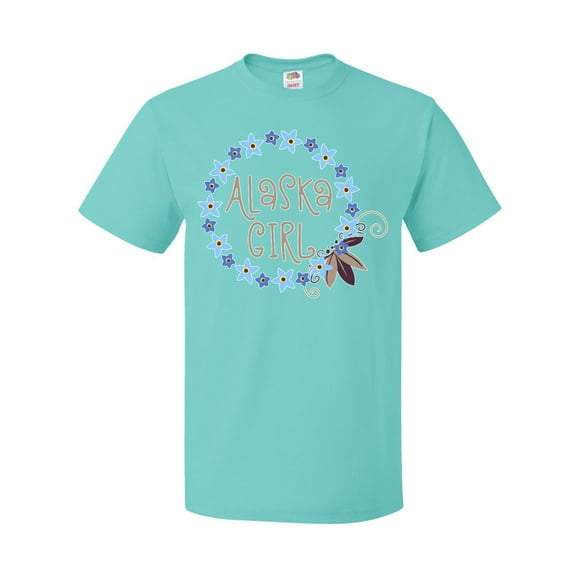 Inktastic Alaska Girl Forget-Me-Not Flower T-Shirt