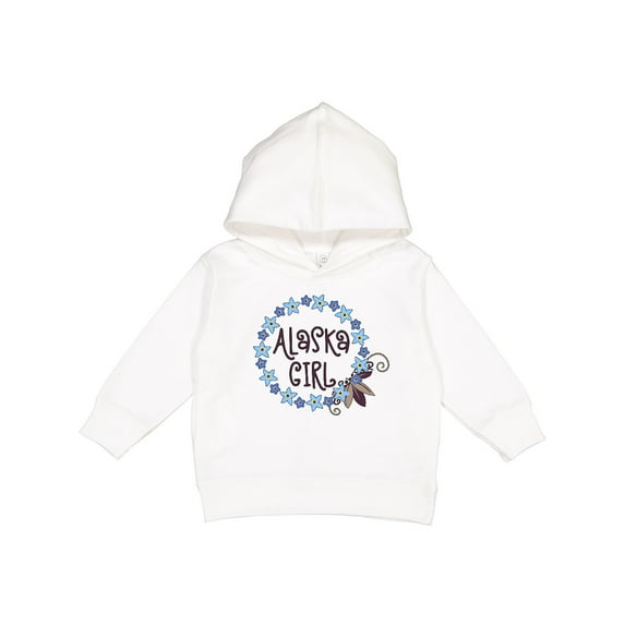 Inktastic Alaska Girl Forget-me-not Flower Toddler Hoodie