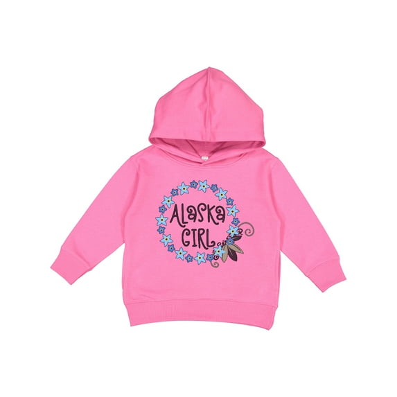 Inktastic Alaska Girl Forget-me-not Flower Toddler Hoodie