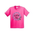 thumbnail image 1 of Inktastic Alaska Girl Forget-me-not Flower Youth T-Shirt, 1 of 5