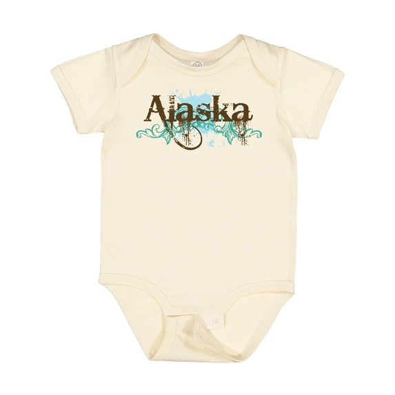 Inktastic Alaska Grunge Boys or Girls Baby Bodysuit