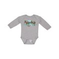 thumbnail image 1 of Inktastic Alaska Grunge Boys or Girls Long Sleeve Baby Bodysuit, 1 of 5