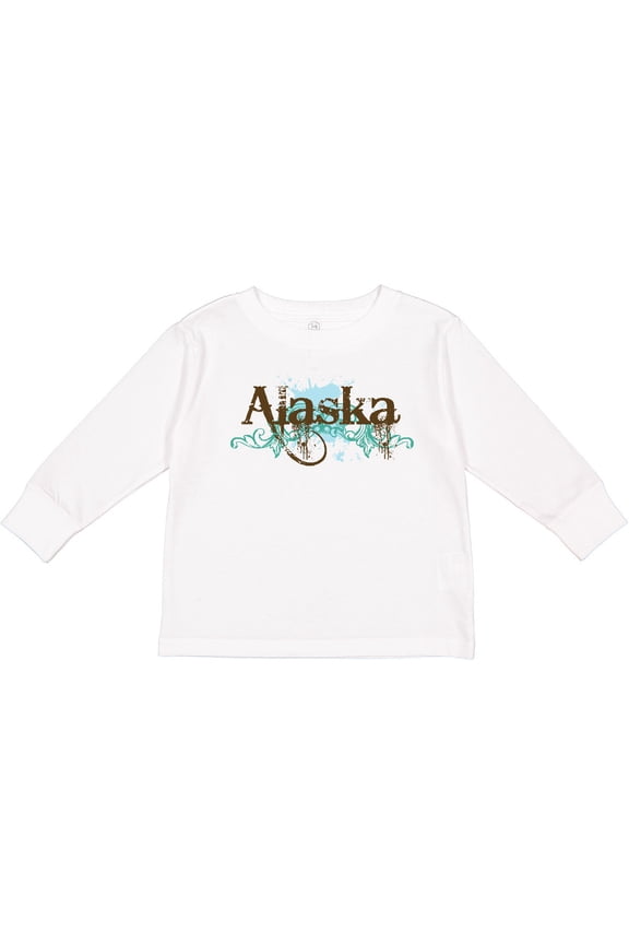 Alaska Grunge Boys or Girls Long Sleeve Toddler T-Shirt