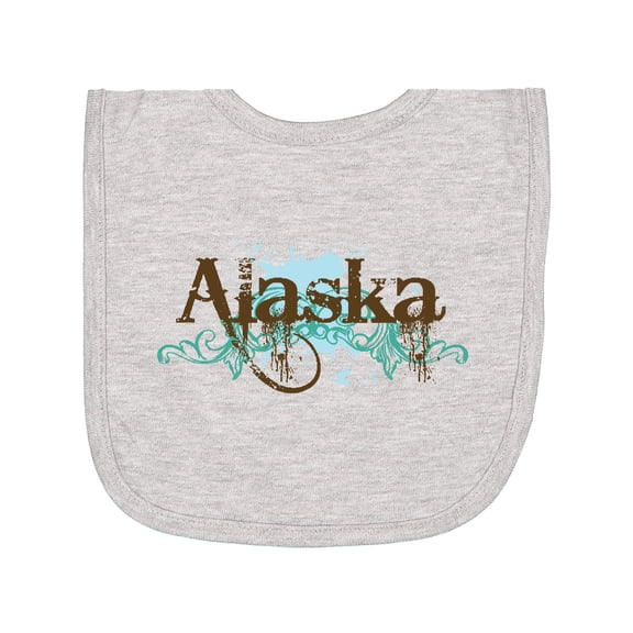 Inktastic Alaska Grunge Newborn Bib