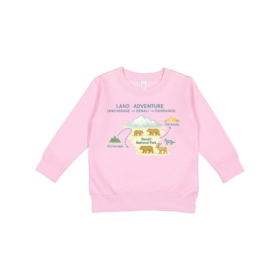 Inktastic Alaska Land Adventure Toddler Sweatshirt