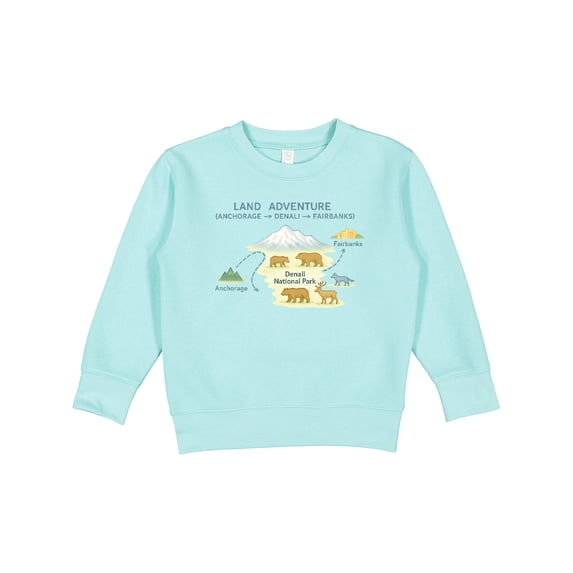 Inktastic Alaska Land Adventure Toddler Sweatshirt