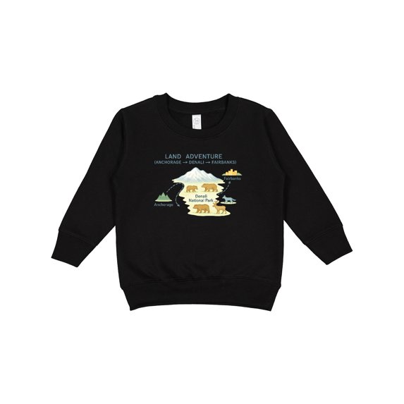 Inktastic Alaska Land Adventure Toddler Sweatshirt
