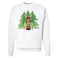 thumbnail image 1 of Inktastic Alaska Moose and Trees Adult Sweatshirt, 1 of 4