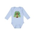 thumbnail image 1 of Inktastic Alaska Moose and Trees Boys or Girls Long Sleeve Baby Bodysuit, 1 of 5