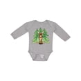 thumbnail image 1 of Inktastic Alaska Moose and Trees Boys or Girls Long Sleeve Baby Bodysuit, 1 of 5