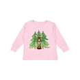 thumbnail image 1 of Inktastic Alaska Moose and Trees Boys or Girls Long Sleeve Toddler T-Shirt, 1 of 5