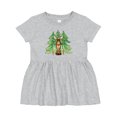 thumbnail image 1 of Inktastic Alaska Moose and Trees Girls Baby Dress, 1 of 5