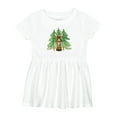 thumbnail image 1 of Inktastic Alaska Moose and Trees Girls Baby Dress, 1 of 5