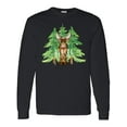 thumbnail image 1 of Inktastic Alaska Moose and Trees Long Sleeve T-Shirt, 1 of 5
