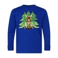 thumbnail image 1 of Inktastic Alaska Moose and Trees Long Sleeve Youth T-Shirt, 1 of 5