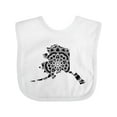 thumbnail image 1 of Inktastic Alaska Silhouette Mandala Boys or Girls Baby Bib, 1 of 4